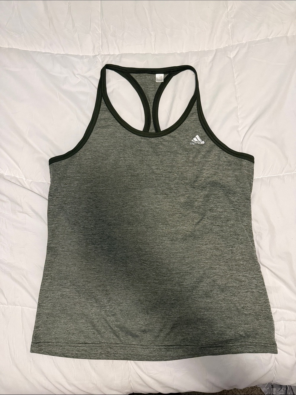 adidas Women's hunter green Racerback Tank
